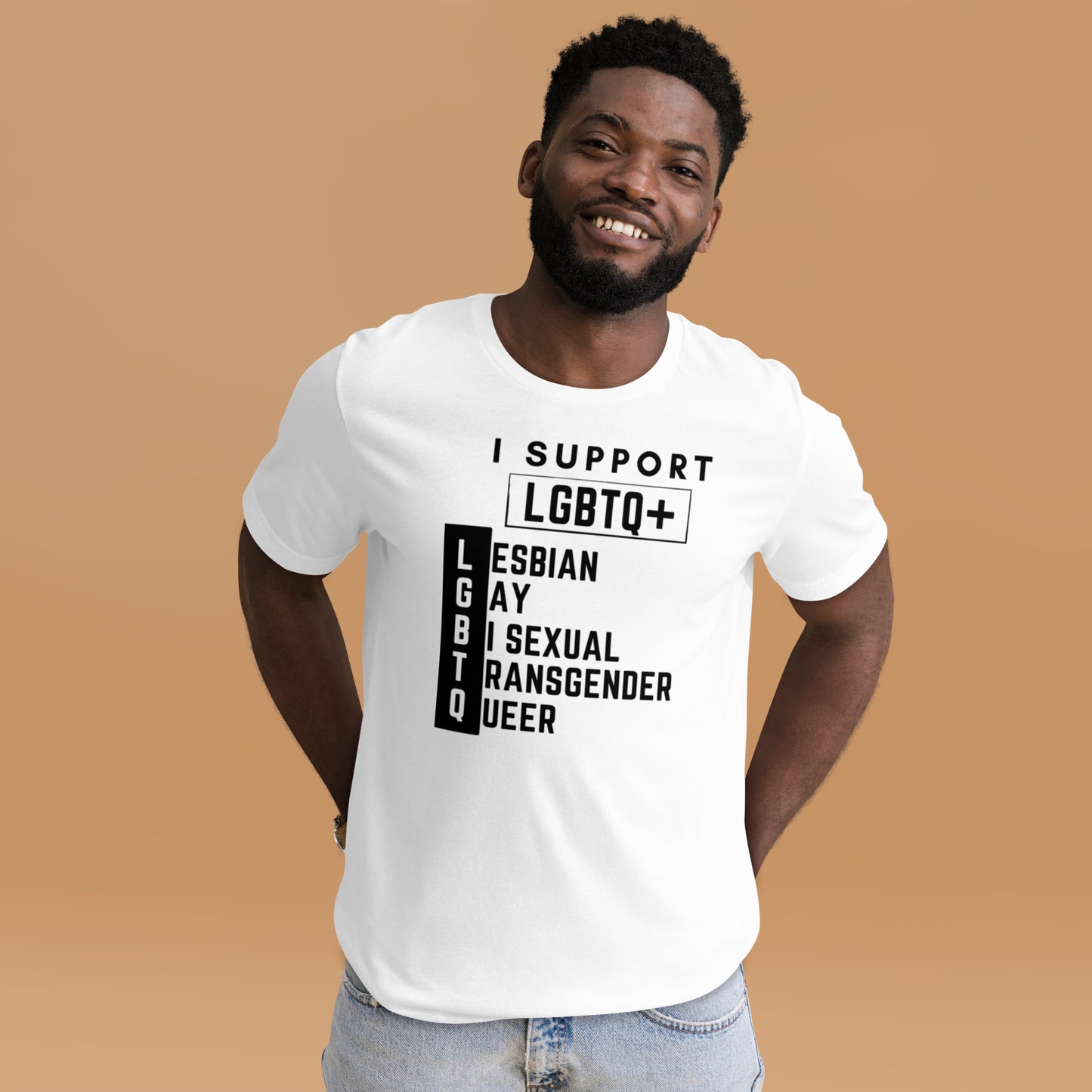 JDDAACE EXPERIENCE Support LGBTQ+???Unisex t-shirt