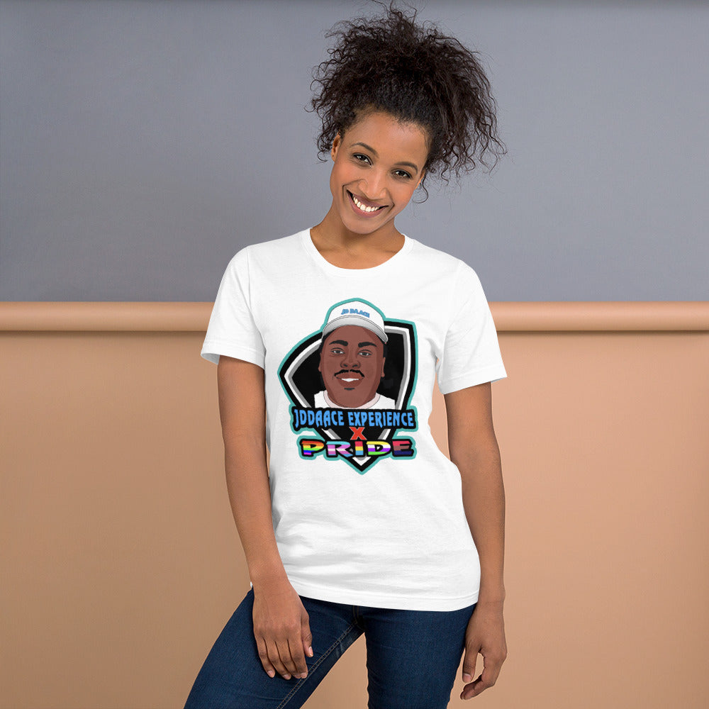 JDDAACE EXPERIENCE X PRIDE Unisex t-shirt