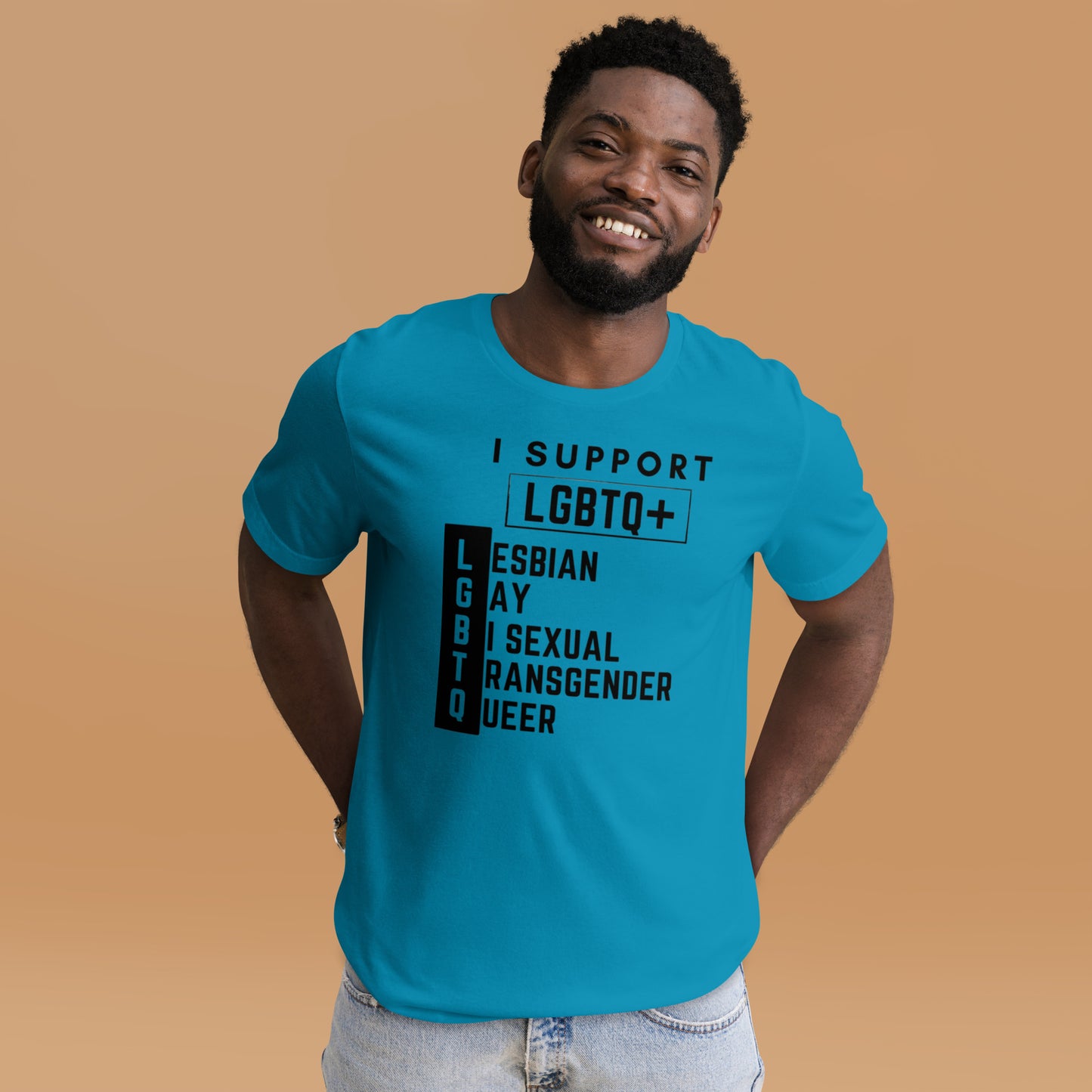 JDDAACE EXPERIENCE Support LGBTQ+???Unisex t-shirt