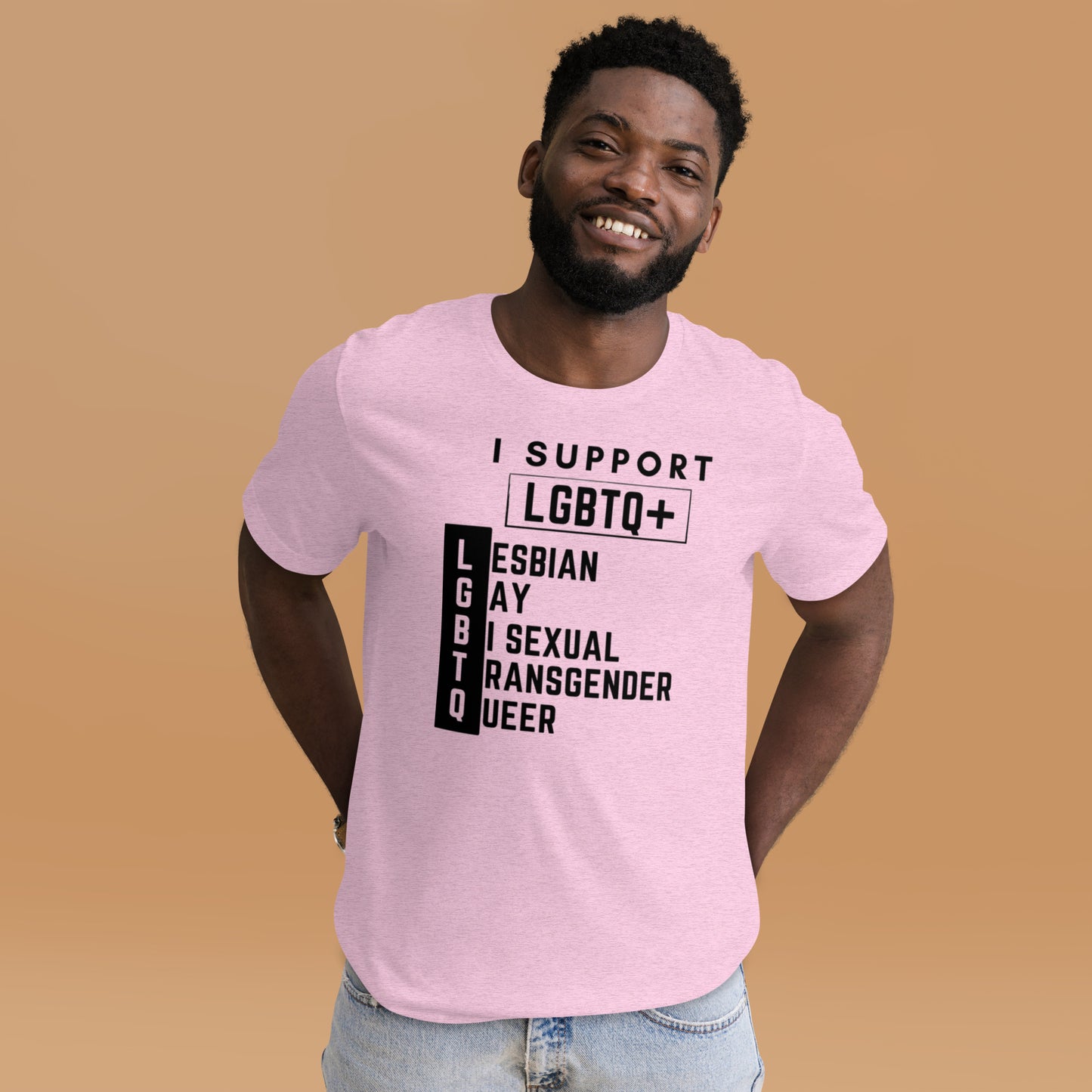 JDDAACE EXPERIENCE Support LGBTQ+???Unisex t-shirt