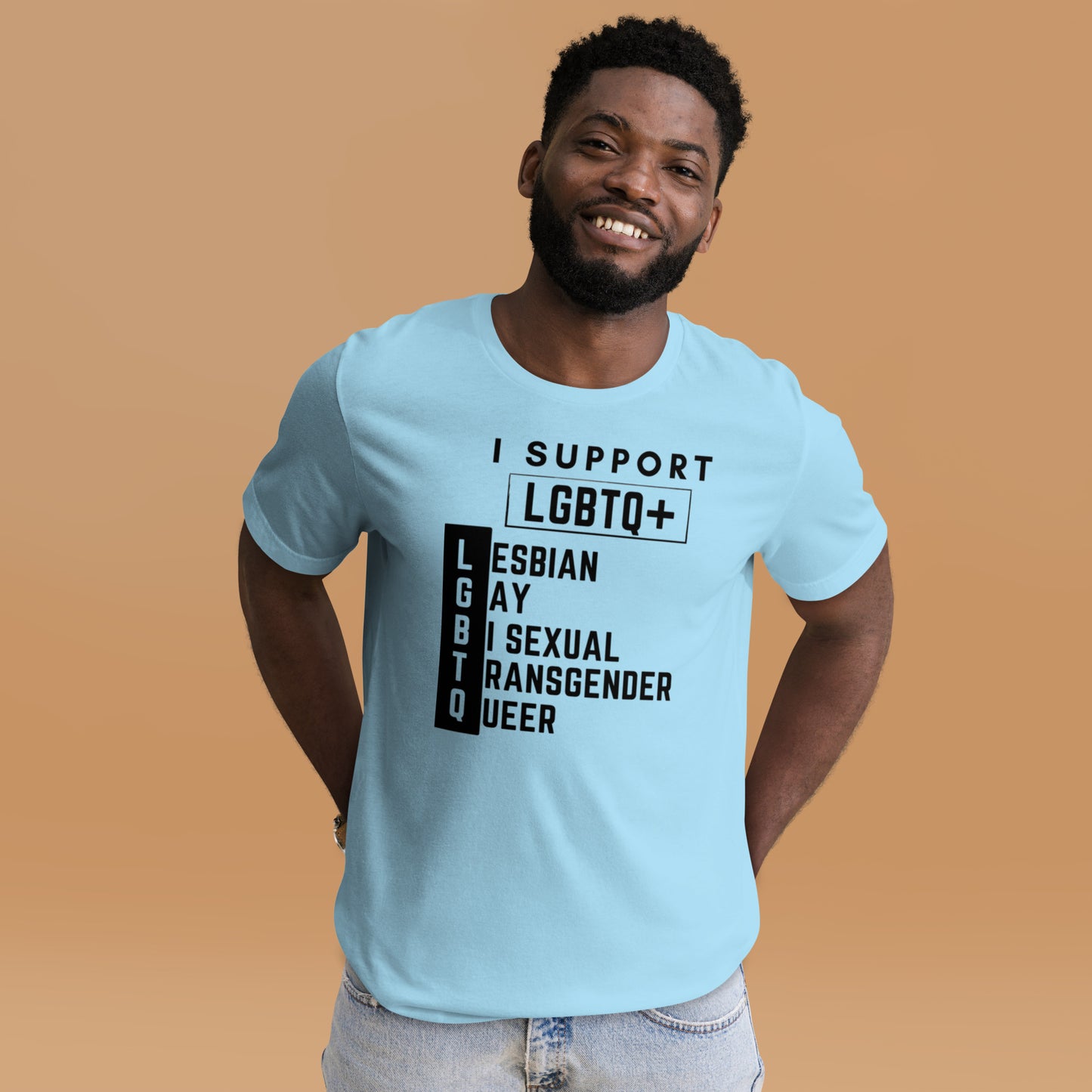JDDAACE EXPERIENCE Support LGBTQ+???Unisex t-shirt