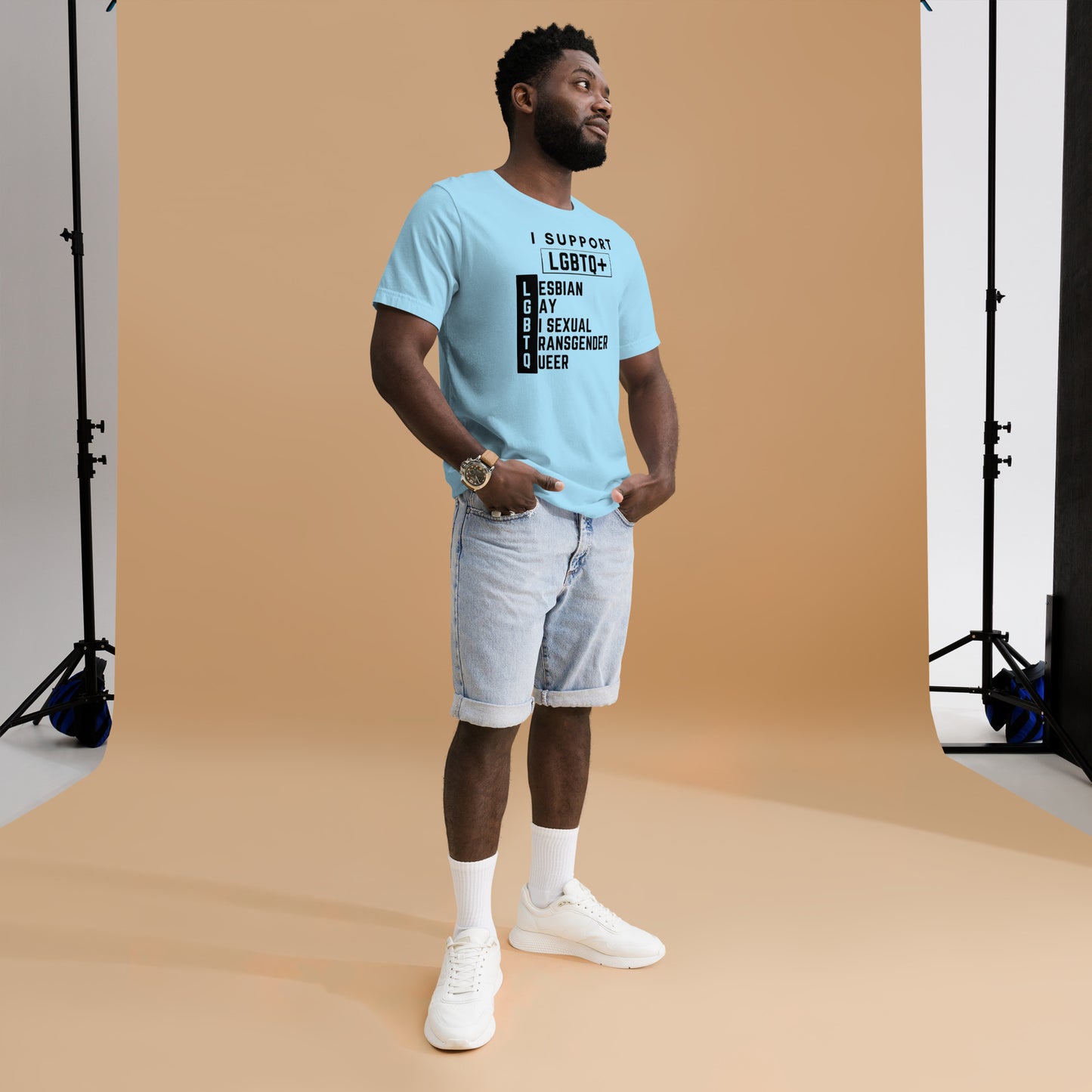 JDDAACE EXPERIENCE Support LGBTQ+???Unisex t-shirt