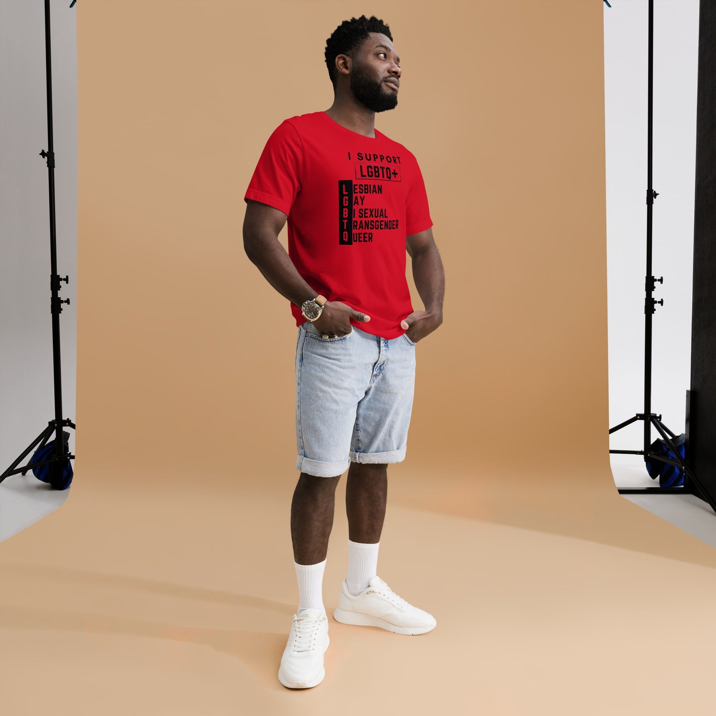 JDDAACE EXPERIENCE Support LGBTQ+???Unisex t-shirt